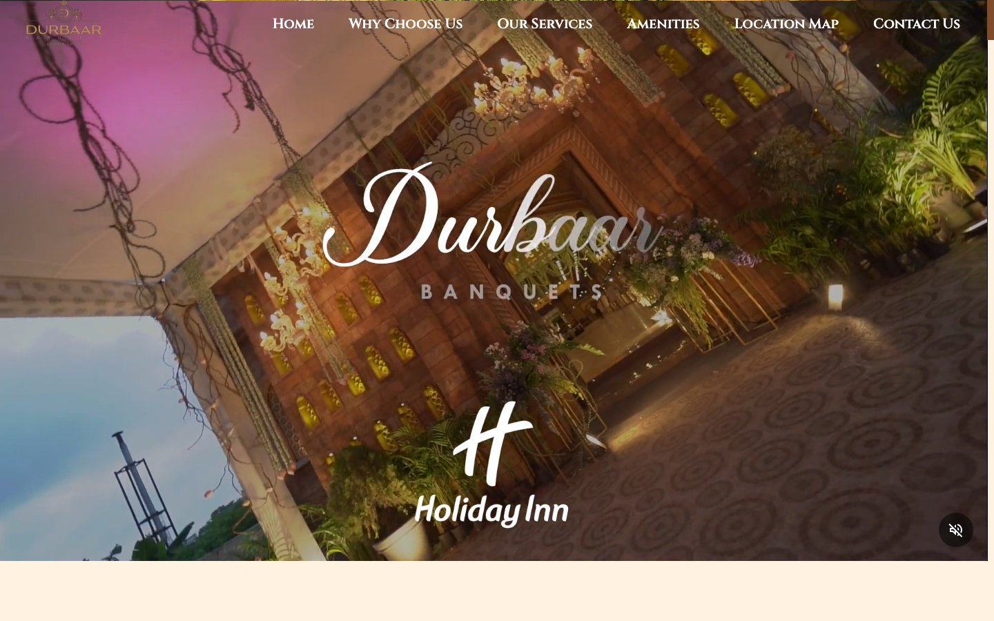 Durbaar Banquets — Before
